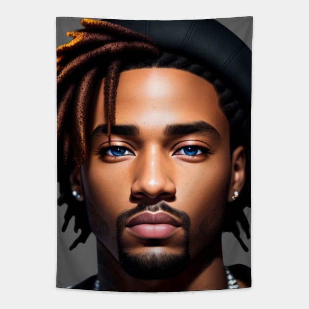 Rap King Tapestry by Delta Zero Seven