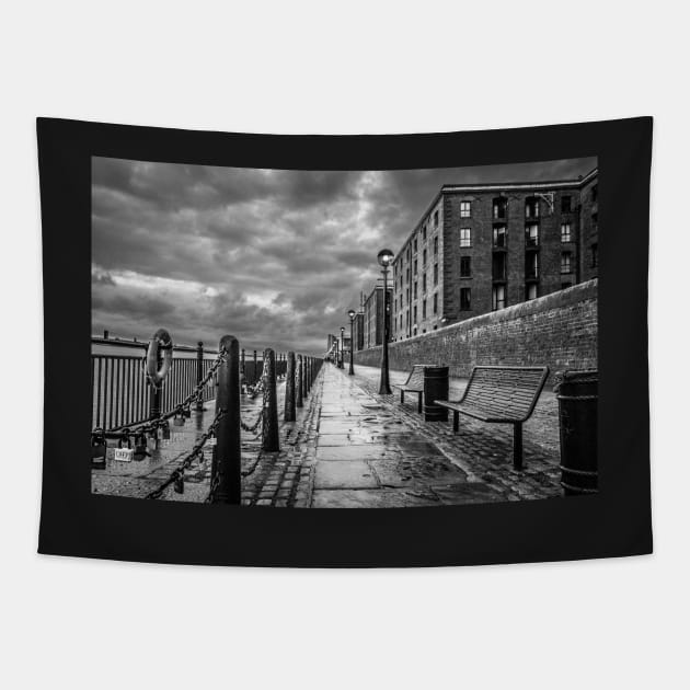 Albert Dock Tapestry by static-shotz