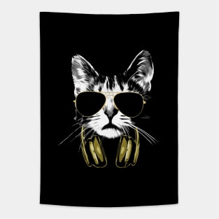 Dj Cat Bling Bling Tapestry