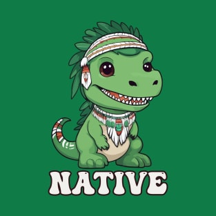 Native American Indigenous Trex T-Shirt