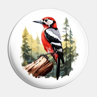 Woodpecker Pin