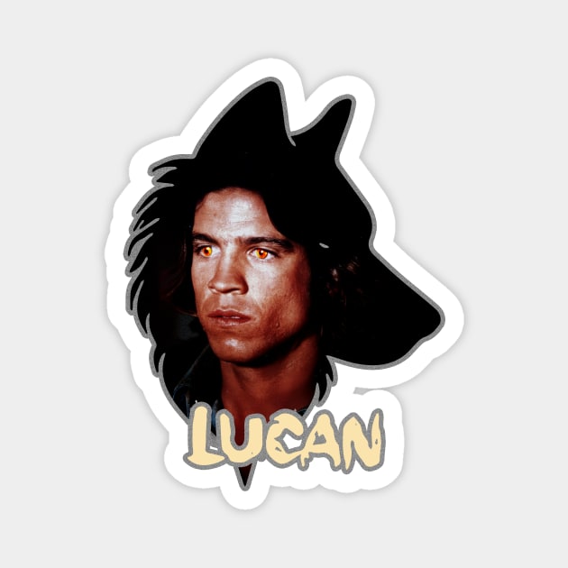 Lucan the Wolf Boy Magnet by Doc Multiverse Designs