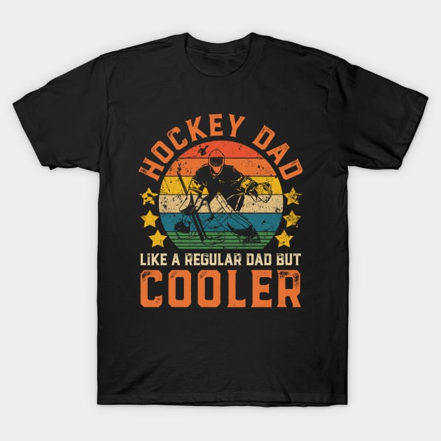 Funny Vintage Hockey Father's Day Gift Dad Hockey Shirt 