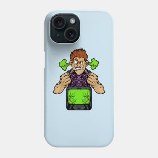 angry guy tv Phone Case