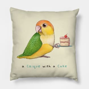 A Caique With A Cake Pillow