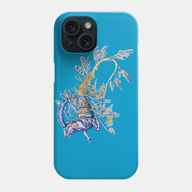 Leafy Sea Capricornus Phone Case by RaLiz