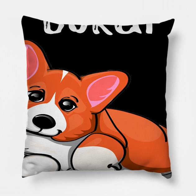 If I Can't Bring My Corgi I'm Not Going (178) Pillow by Drakes