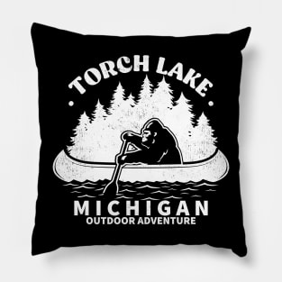 torch lake Michigan Pillow