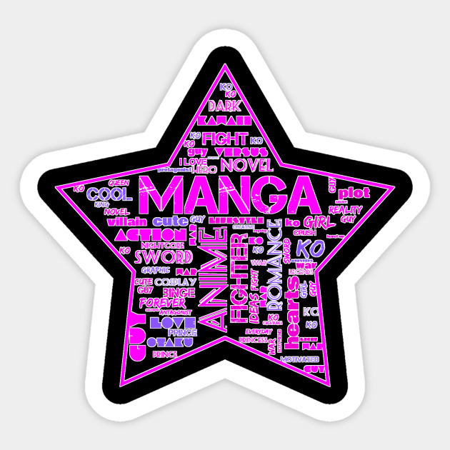 Graphic Star Anime Manga Lovers Japanese Fandom Artistic