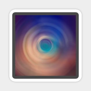 abstract colorful radial gradient color Magnet