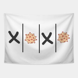 Xoxo covid distance Tapestry