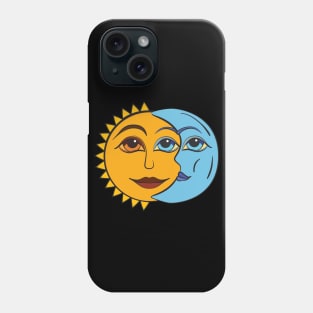 Sun and Moon Beautiful Duality Phone Case