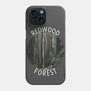 Redwood Forest Painting Phone Case