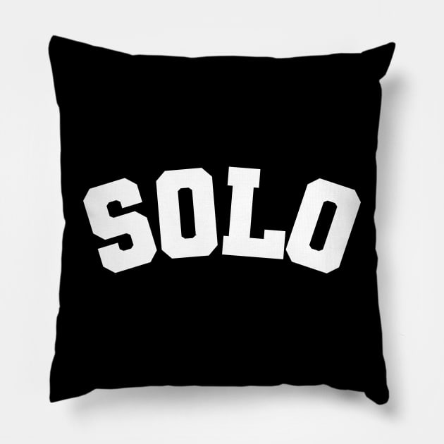 SOLO logo Pillow by weirdude