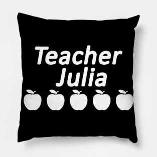 Teacher Julia VIPKid 5 Apple Review Pillow