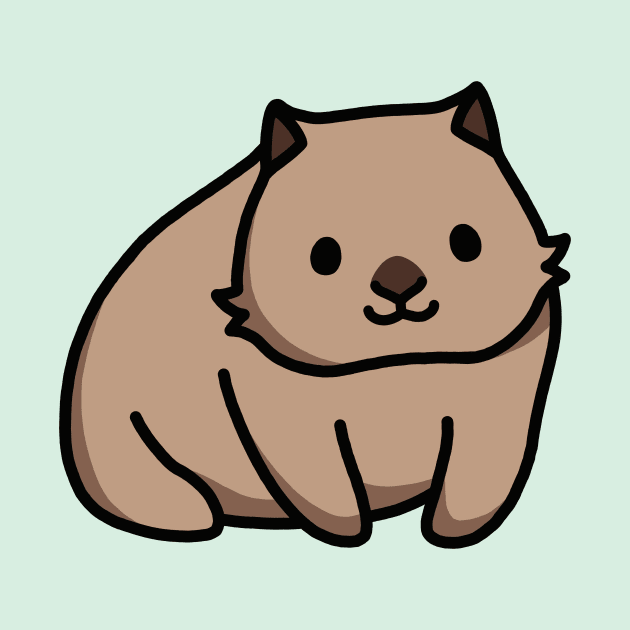 Wombat by littlemandyart