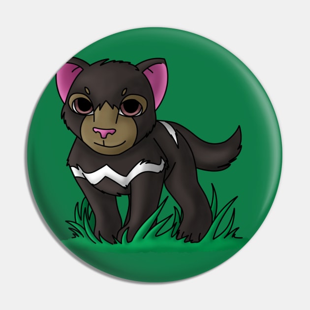 Tasmanian Devil Pin by Firestorm Fox