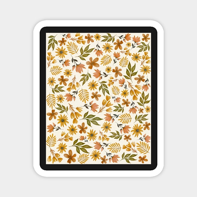 Autumn leaves Magnet by cait-shaw