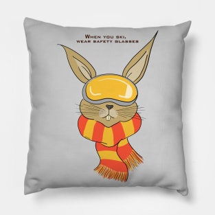 Winter rabbit Pillow