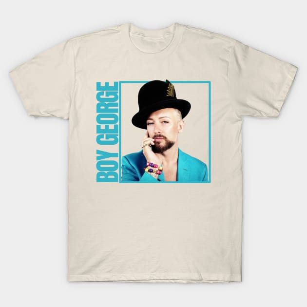 Boy George Aesthetic fan art design - Boy George - T-Shirt | TeePublic