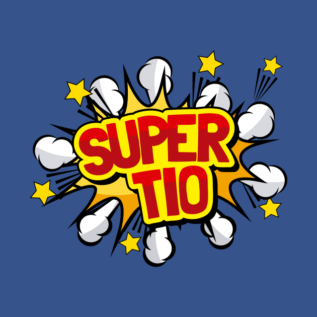 Super Tio Spanish Uncle Superhero Camisa T-shirt Cute Gift by geekandgamerstore