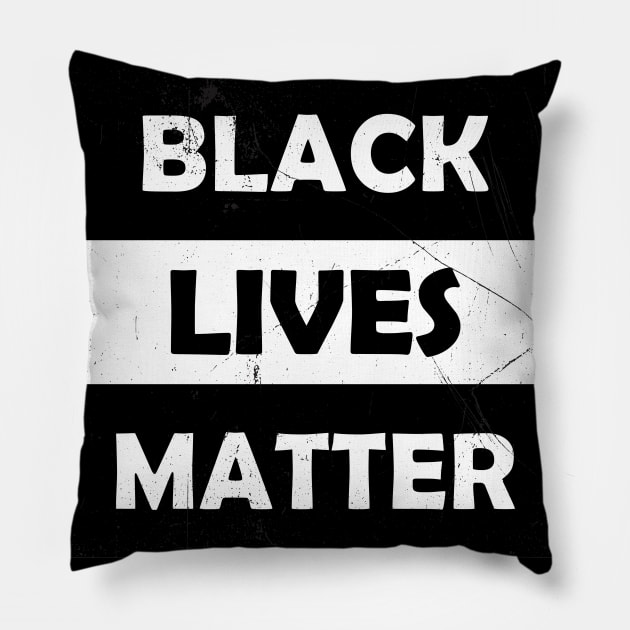 Black Lives Matter (grunge) Pillow by hedehede