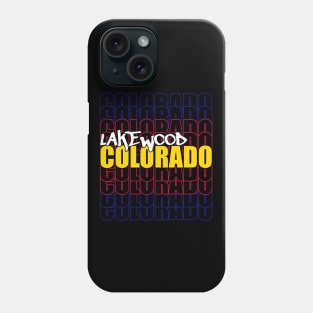 Lakewood Colorado Typography Phone Case