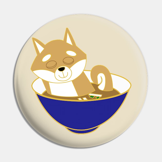 Miso Shiba Inu Pin by drawingnikki