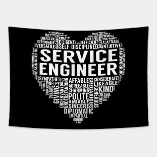 Service Engineer Heart Tapestry