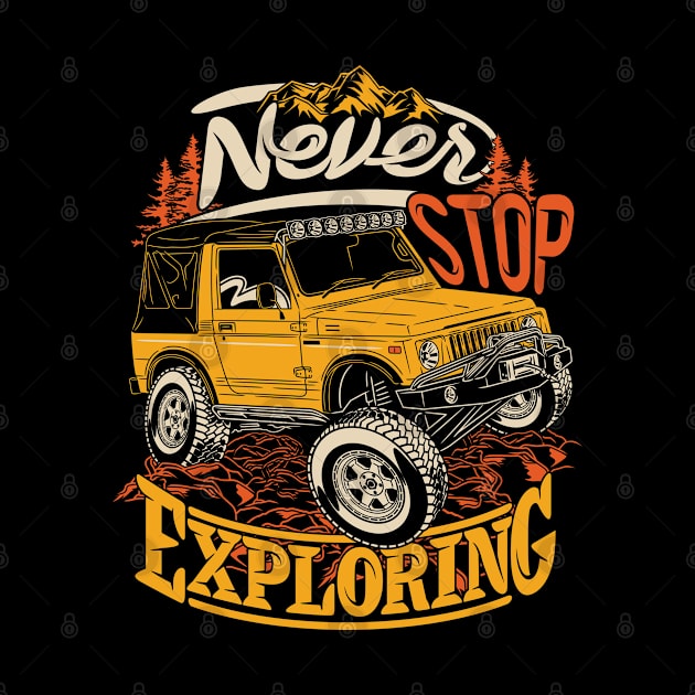 Never Stop exploring by Teefold