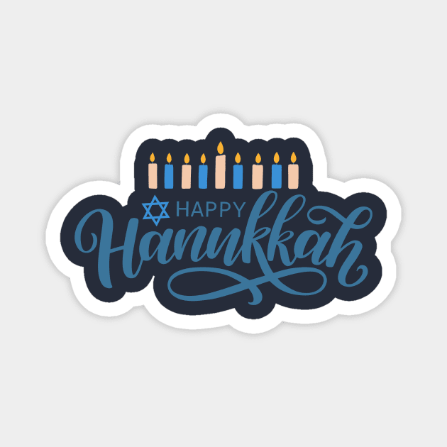 Happy Hanukkah 2 Magnet by TeeTrafik