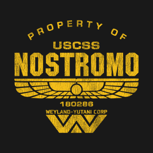 Property of USCSS Nostromo Dks Worn T-Shirt