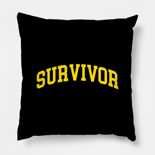 Survivor Pillow by monkeyflip