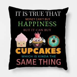 Cupcake funny  cupcake lover foodie fruit Pillow