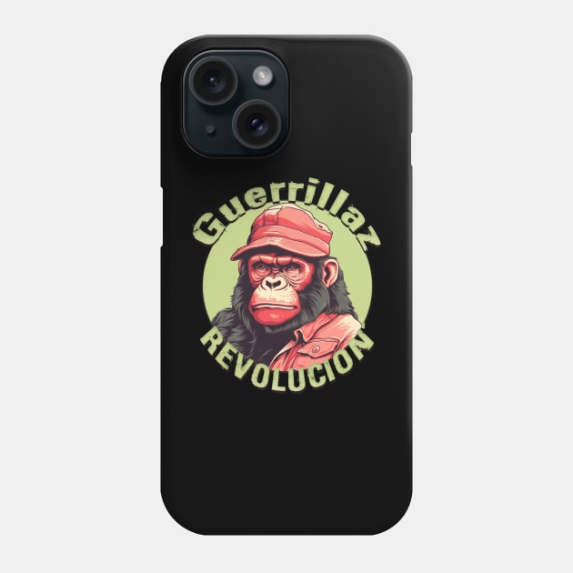 Guerrillaz Revolucion #5: Embrace the Revolution for Change Phone Case by The Dude