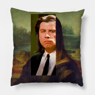 John Travolta Mona Lisa 2 Pillow