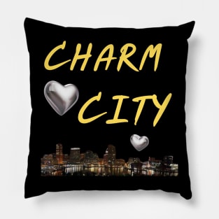 CHARM CITY BALTIMORE DESIGN Pillow