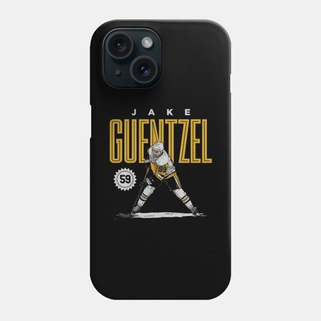 Jake Guentzel Pittsburgh Card Phone Case by ClarityMacaws