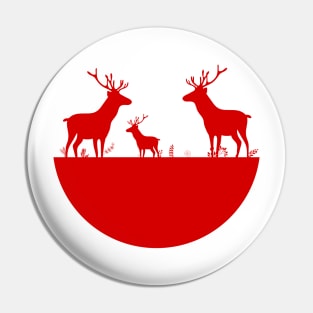 Christmas deers Pin