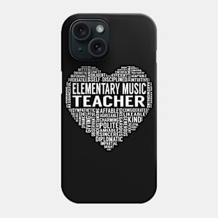 Elementary Music TeacherHeart Phone Case