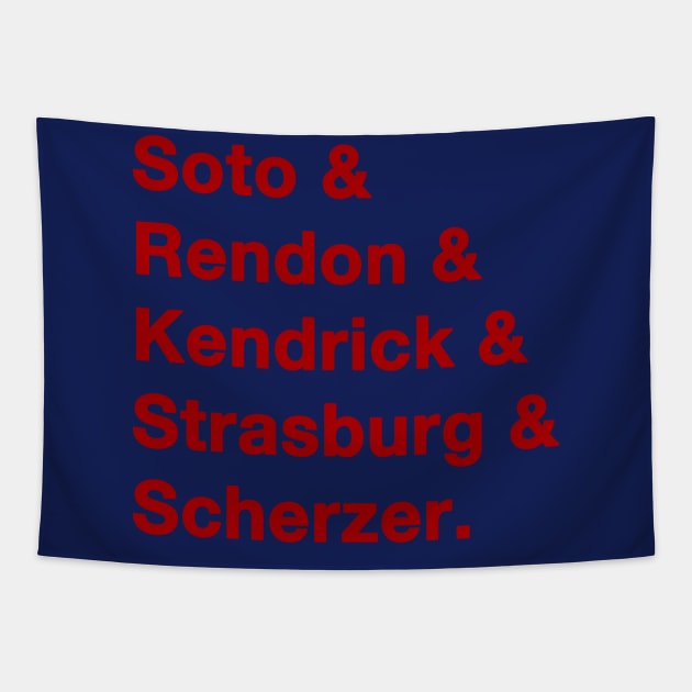 2019 Washington Nationals Tapestry by IdenticalExposure