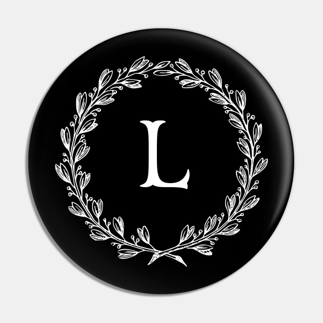 alphabet, monogram initials, vignette letter L ornamental letter L stylized  letter L ornament L T-Shirt by Elena Gantchikova - Pixels