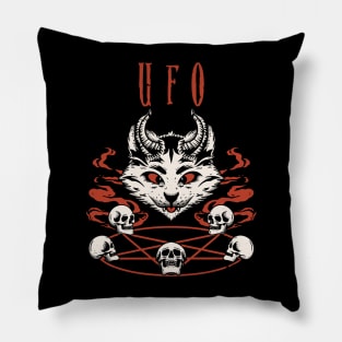 ufo the catanic Pillow