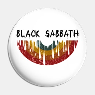 Vinyl Melted Sabbath Vintage Pin