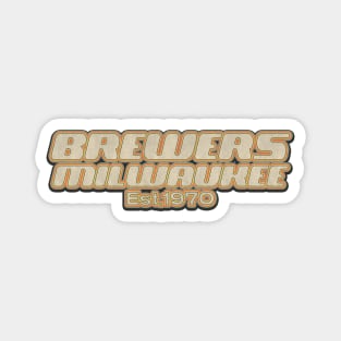 Milwaukee Brewers  / Old Style Vintage Magnet