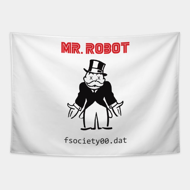 Mr. ROBOT Tapestry by Charlie_Vermillion