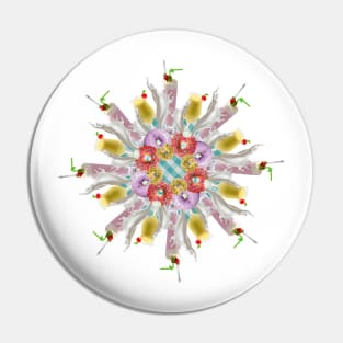 sweet donuts mandala Pin