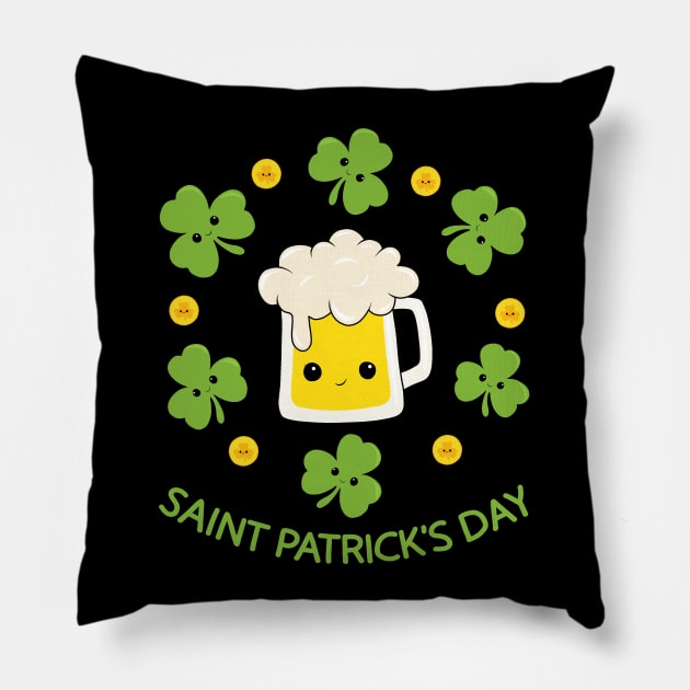 St Patricks day Pillow by valentinahramov