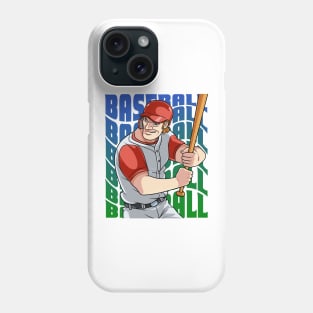 Baseball Player Boys Girls Youth Homerun Hitter Sports Phone Case