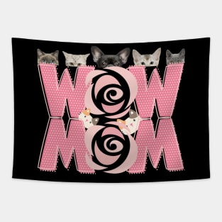 Best Cat mom ever just ask,gift for mom, Funny Cat Shirt Cat Lovers,Pet Lover Shirt,Cat Lover Shirt,cat mom shirt Tapestry